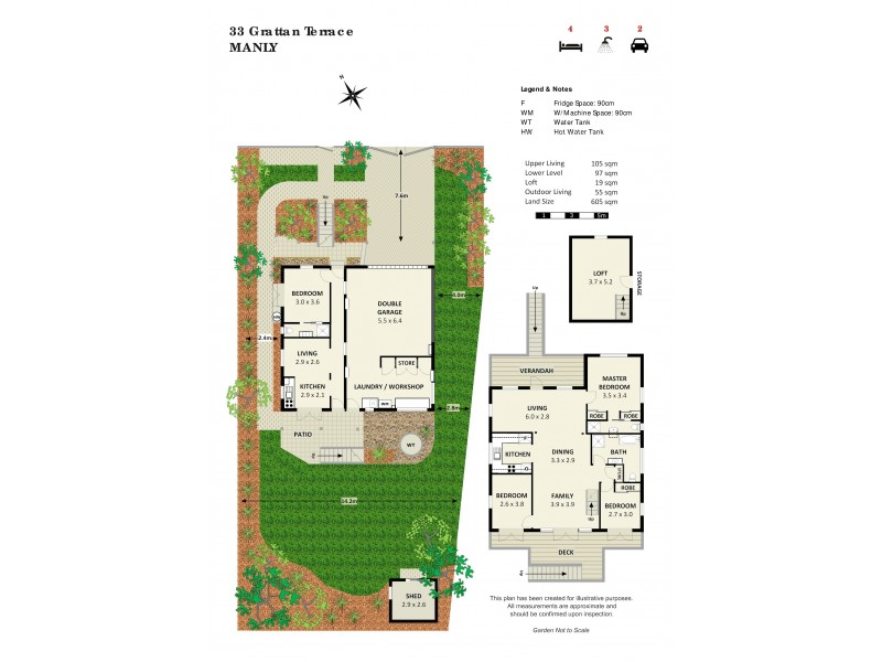 33 Grattan Terrance, Wynnum QLD 4178 Floorplan