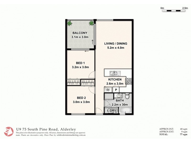 9/75 South Pine Rd, Alderley QLD 4051 Floorplan