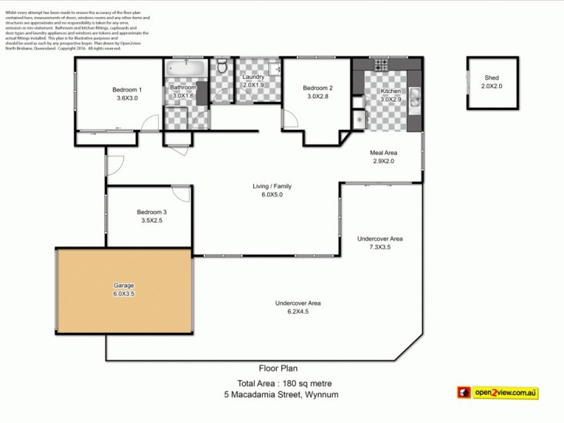 5 Macadamia Street, Wynnum West QLD 4178 Floorplan