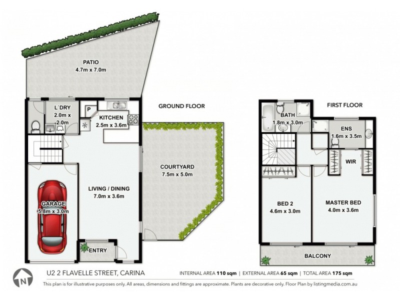 2 / 2 Flavelle Street, Carina QLD 4152 Floorplan