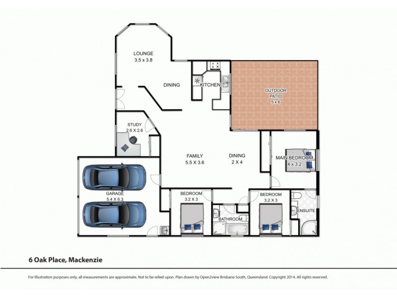 6 Oak Pl, Mackenzie QLD 4156 Floorplan