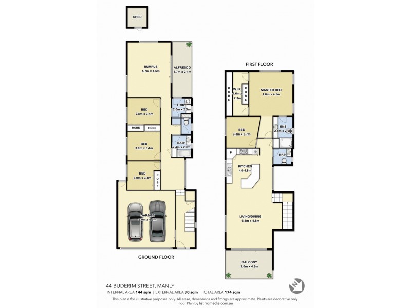 44 BUDERIM STREET, Manly QLD 4179 Floorplan