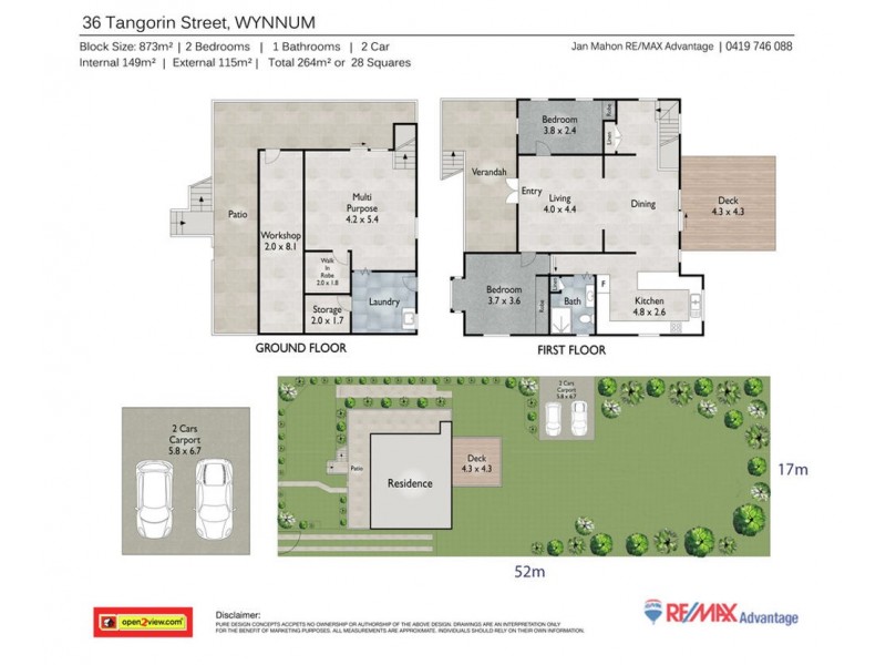 36 Tangorin St, Wynnum QLD 4178 Floorplan