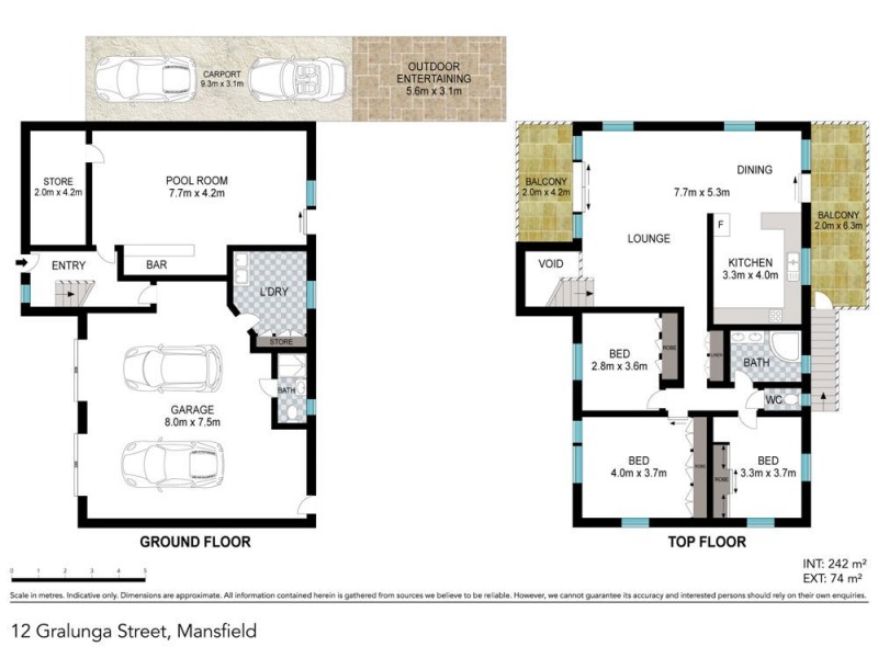 12 Gralunga Street, Mansfield QLD 4122 Floorplan