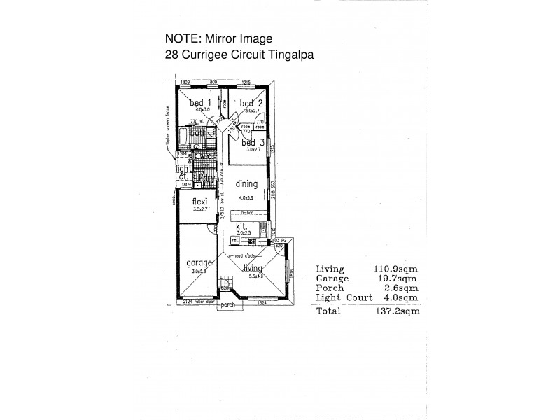 28 Currigee Circuit, Tingalpa QLD 4173 Floorplan