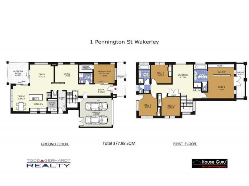 1 Pennington Street, Wakerley QLD 4154 Floorplan