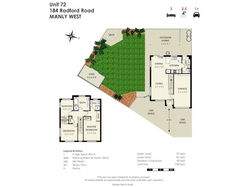 72/184 Radford Road, Manly West QLD 4179 Floorplan