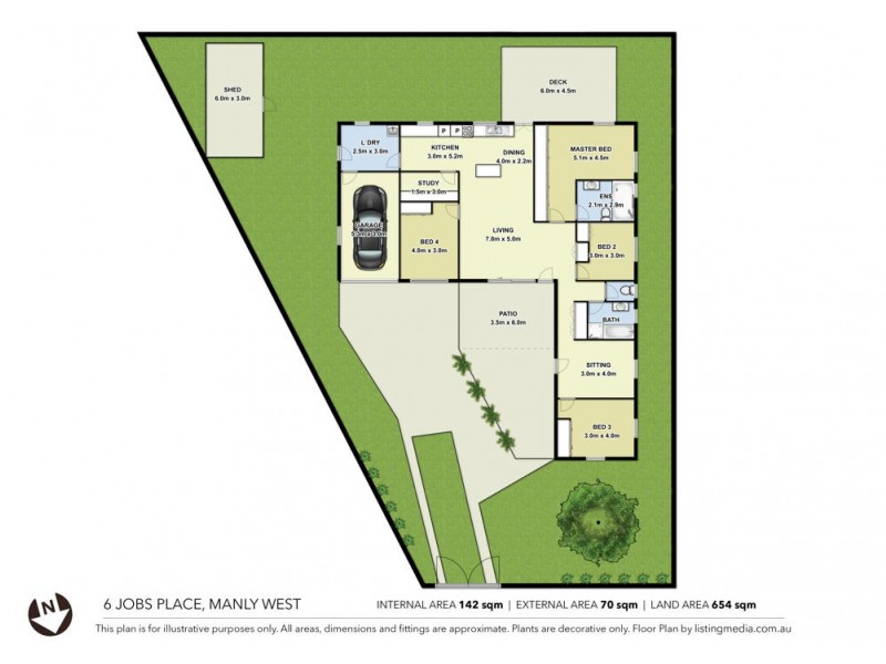 6 Jobs Place, Manly West QLD 4179 Floorplan
