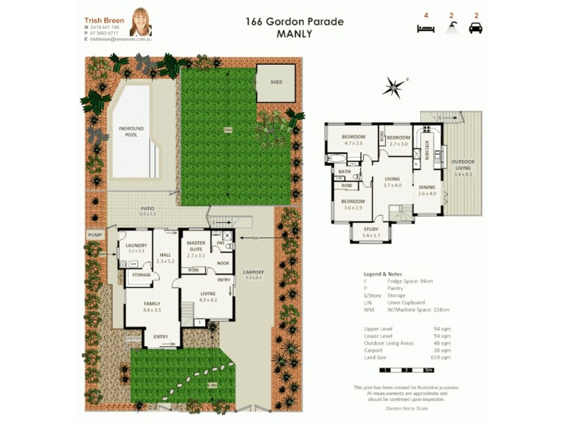 166 Gordon Pde, Manly QLD 4179 Floorplan