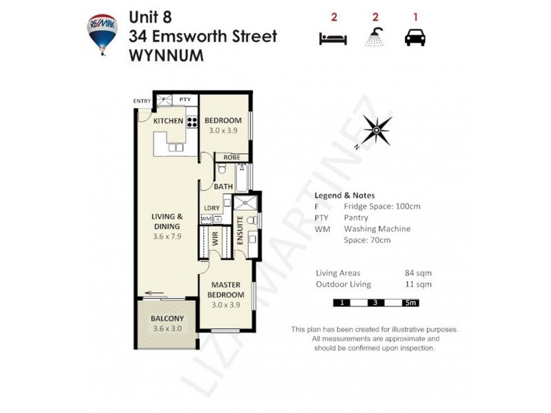 8, 9 & 10/34 Emsworth Street, Wynnum QLD 4178 Floorplan