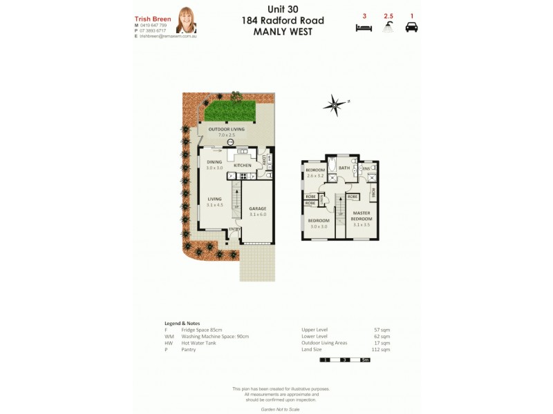 30/184 Radford Rd, Manly West QLD 4179 Floorplan