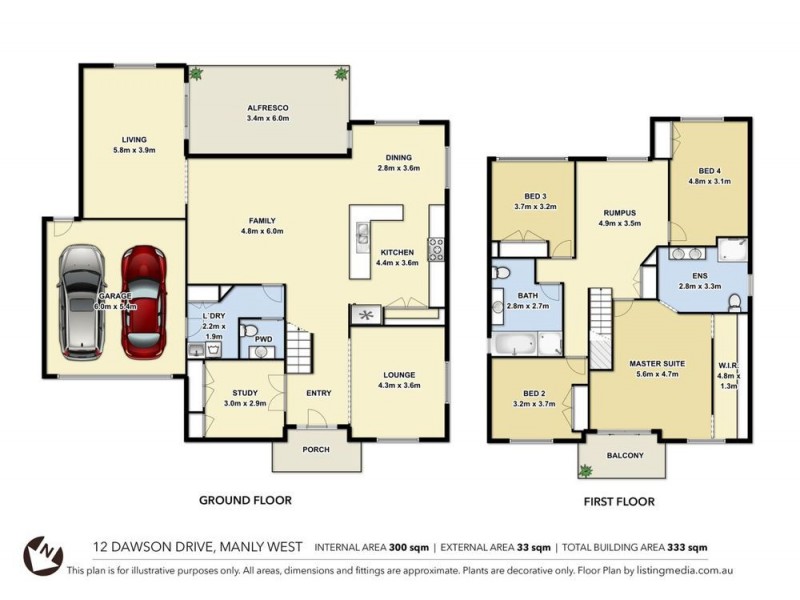 12 Dawson Drive, Manly West QLD 4179 Floorplan