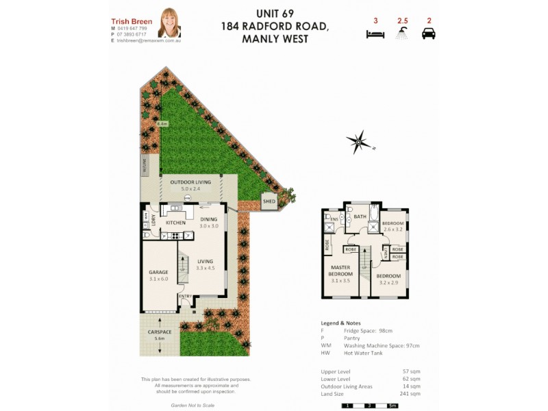69/184 Radford Rd, Manly West QLD 4179 Floorplan