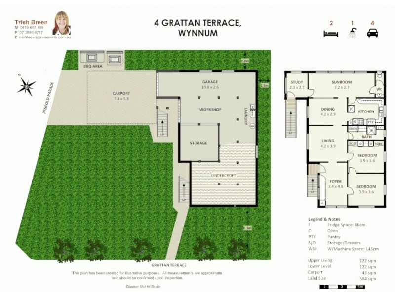 4 Grattan Tce, Wynnum QLD 4178 Floorplan