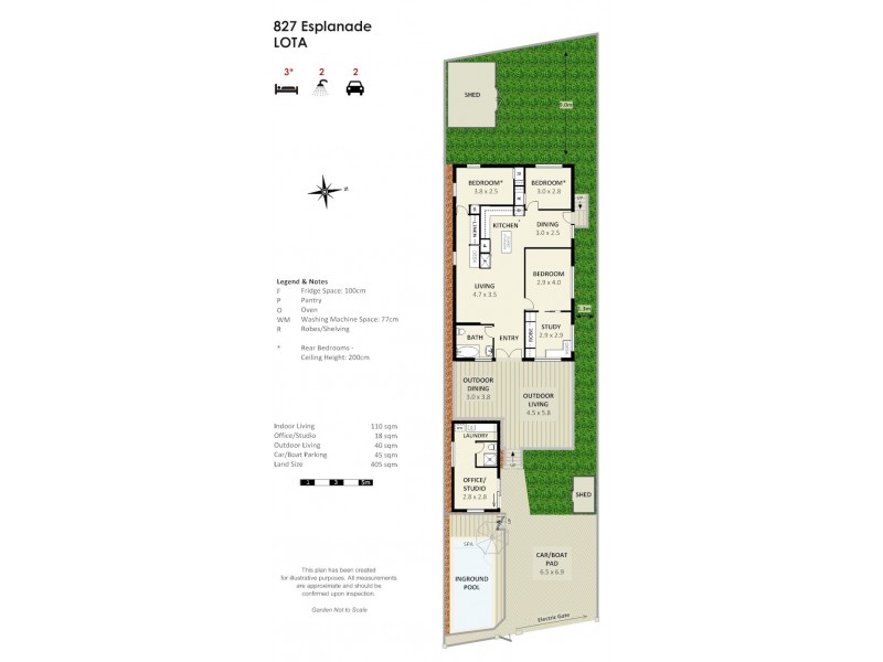 827 Esplanade, Lota QLD 4179 Floorplan
