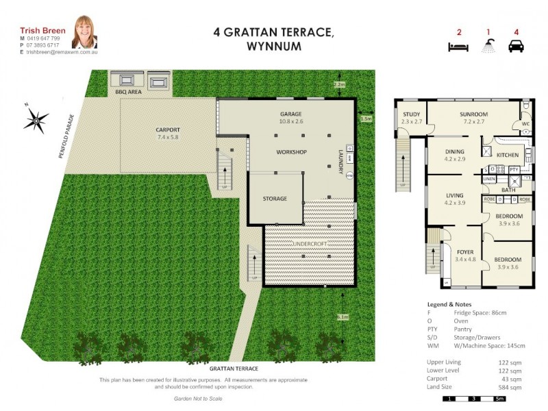 4 Grattan Tce, Wynnum QLD 4178 Floorplan