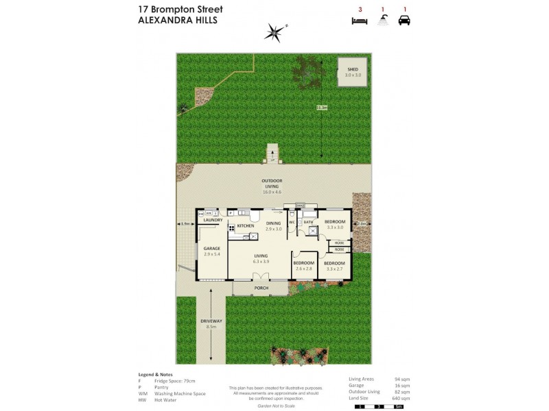 17 Brompton Street, Alexandra Hills QLD 4161 Floorplan