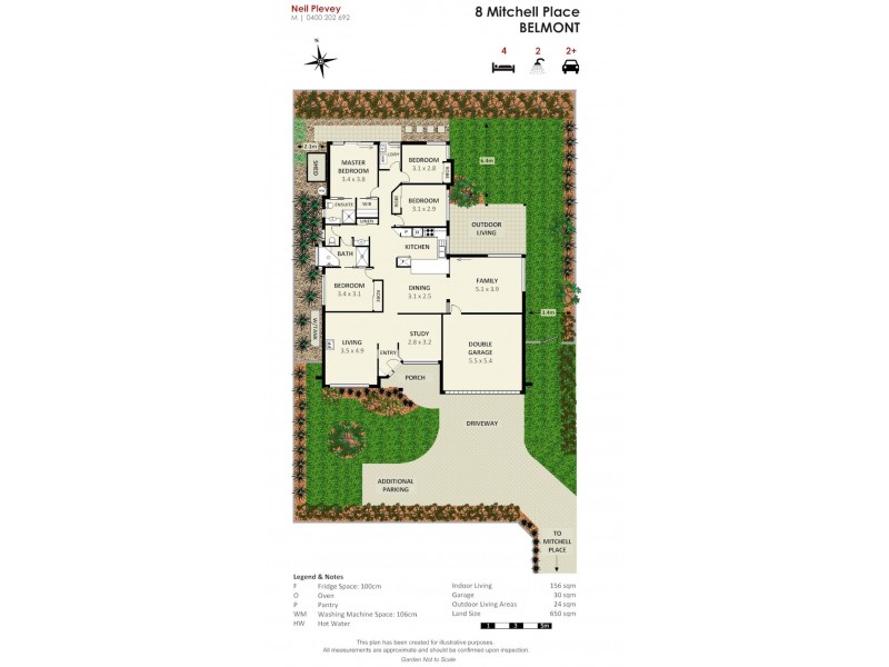 8 Mitchell Place, Belmont QLD 4153 Floorplan