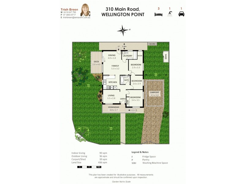310 Main Rd, Wellington Point QLD 4160 Floorplan
