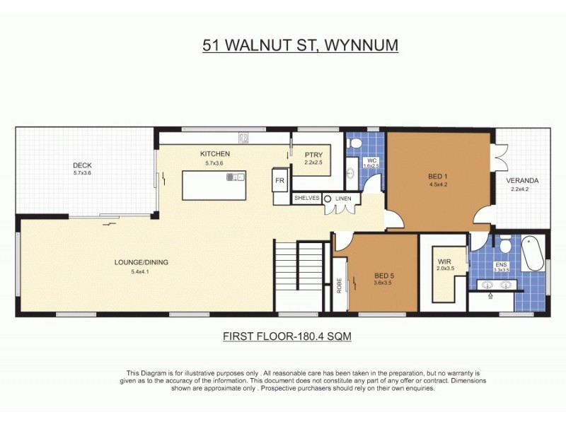 51 Walnut Street, Wynnum QLD 4178 Floorplan