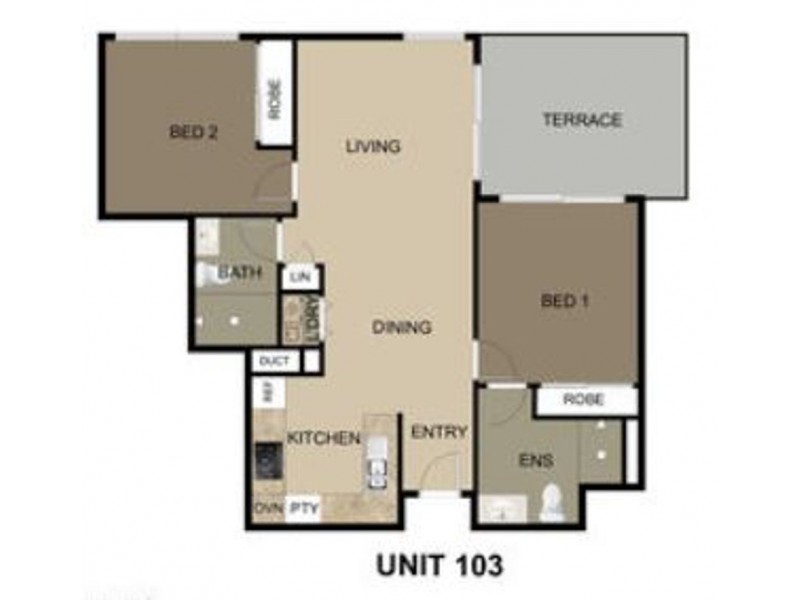 103 / 177 Melville Tce, Manly QLD 4179 Floorplan