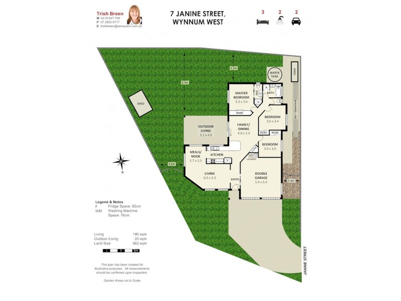 7 Janine St, Wynnum West QLD 4178 Floorplan