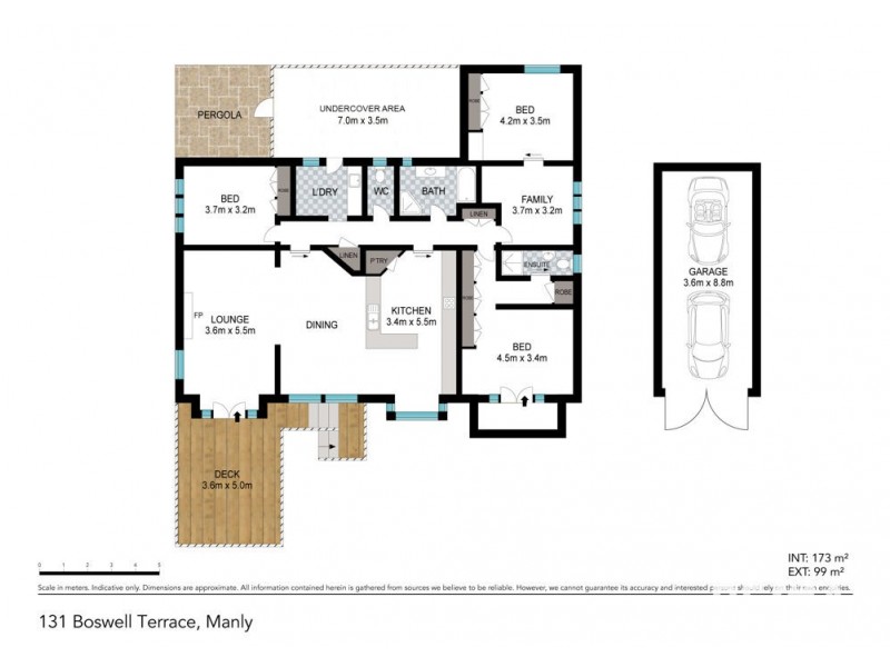 131 Boswell Terrace, Manly QLD 4179 Floorplan
