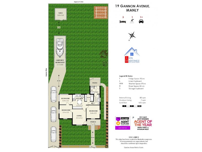 19 Gannon Avenue, Manly QLD 4179 Floorplan