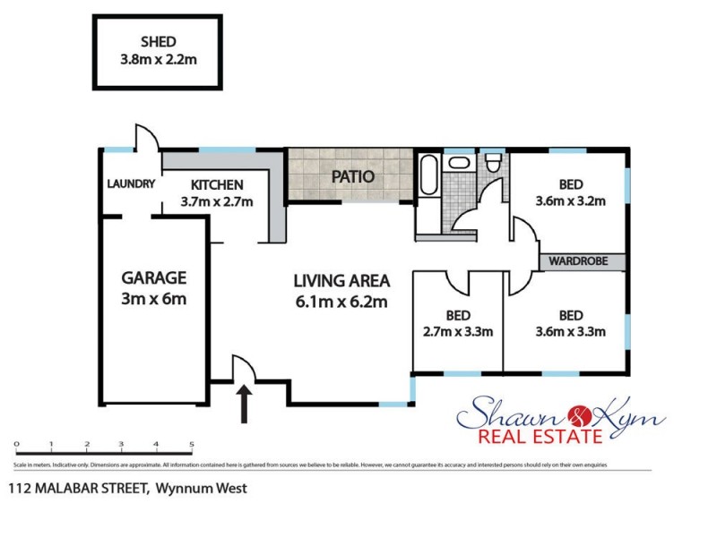 112 Malabar Street, Wynnum West QLD 4178 Floorplan