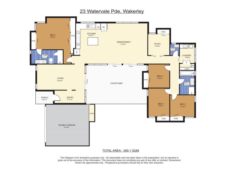 23 Watervale Parade, Wakerley QLD 4154 Floorplan