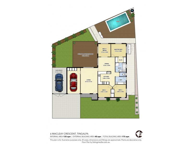 6 Macleay Crescent, Tingalpa QLD 4173 Floorplan
