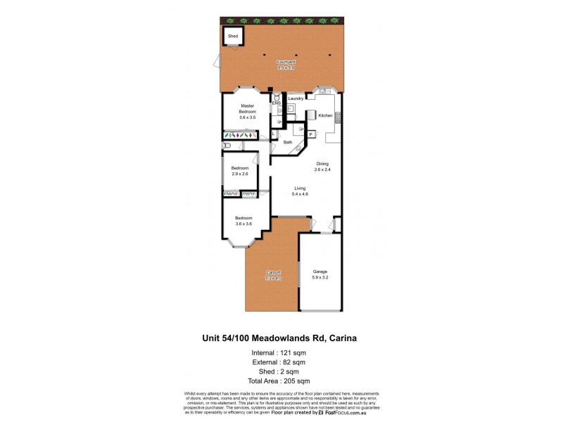 54/100 Meadowlands Road, Carina QLD 4152 Floorplan