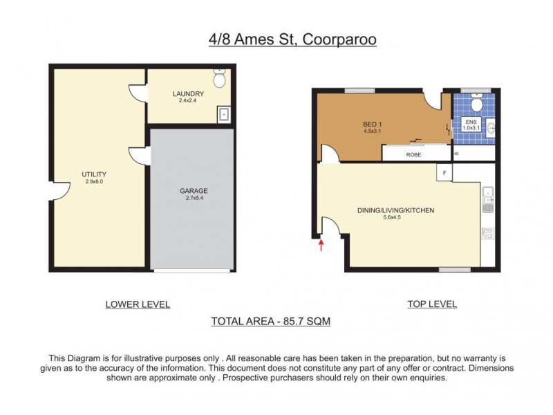 4/8 Ames Street, Coorparoo QLD 4151 Floorplan