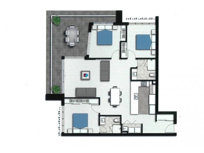 22/70 Bay Tce, Wynnum QLD 4178 Floorplan