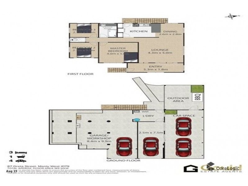 87 Greta Street, Manly West QLD 4179 Floorplan