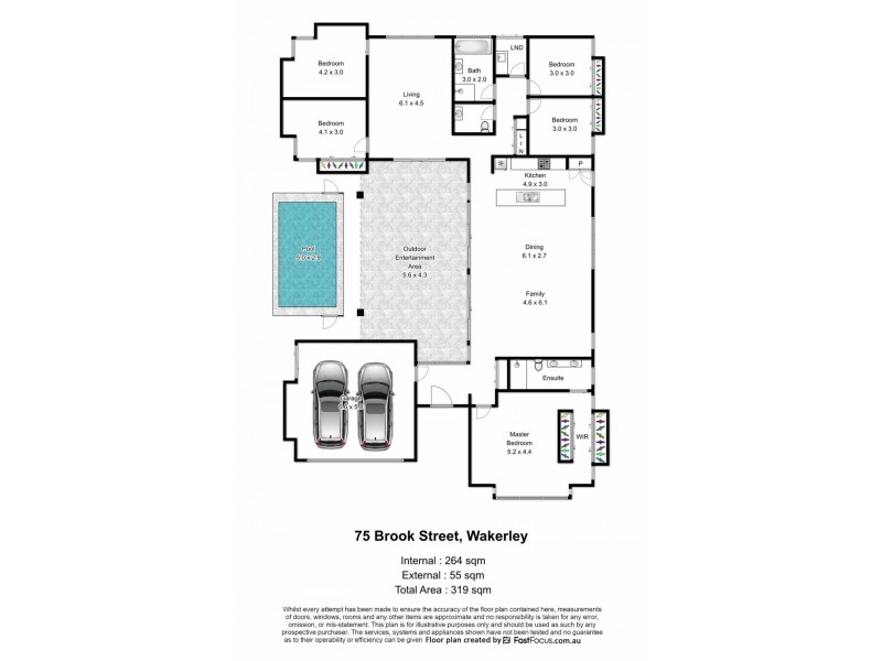 75 Brook Street, Wakerley QLD 4154 Floorplan