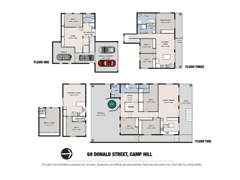 69 Donald Street, Camp Hill QLD 4152 Floorplan