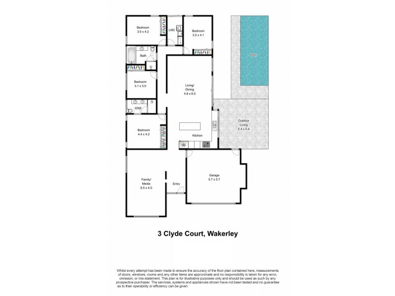 3 Clyde Court, Wakerley QLD 4154 Floorplan