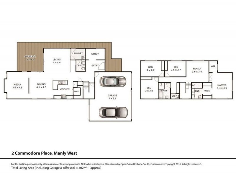 2 Commodore Place, Manly West QLD 4179 Floorplan
