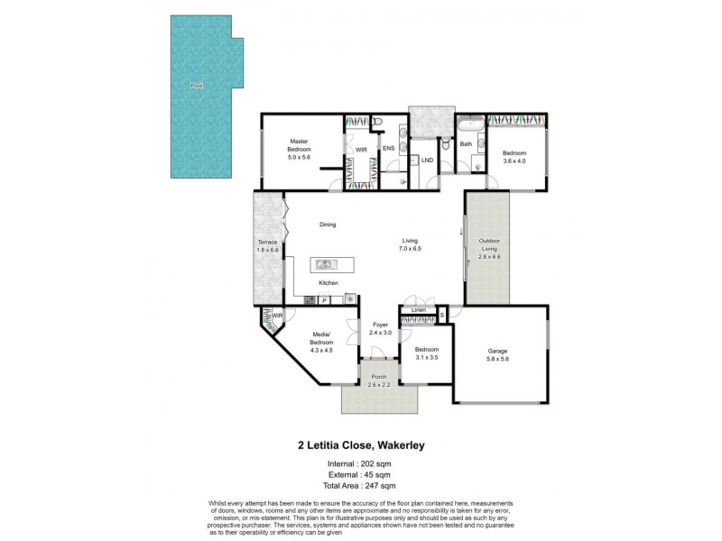2 Letitia Close, Wakerley QLD 4154 Floorplan