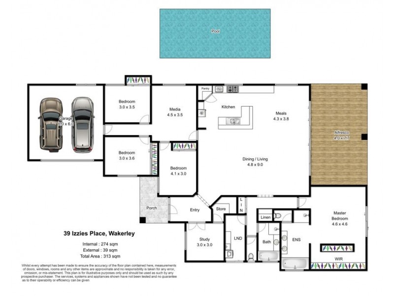 39 Izzies Place, Wakerley QLD 4154 Floorplan