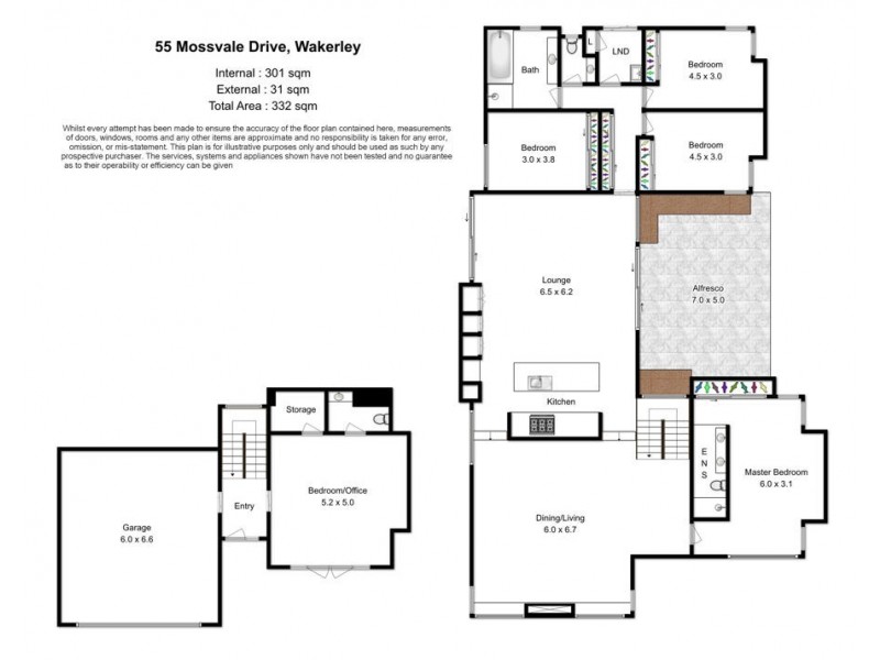 55 Mossvale Drive, Wakerley QLD 4154 Floorplan