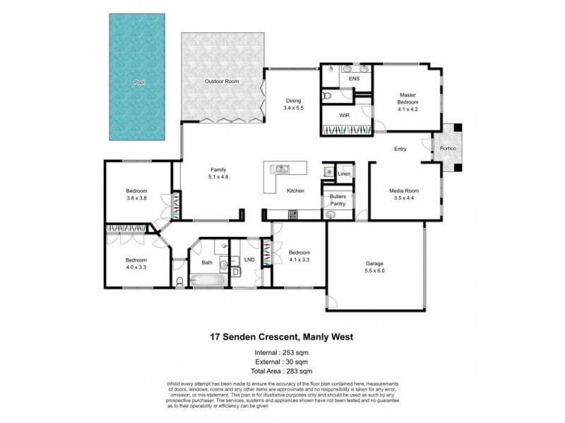 17 Senden Crescent, Manly West QLD 4179 Floorplan