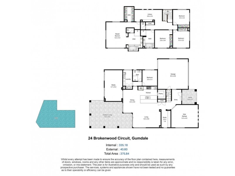 24 Brokenwood Circuit, Gumdale QLD 4154 Floorplan