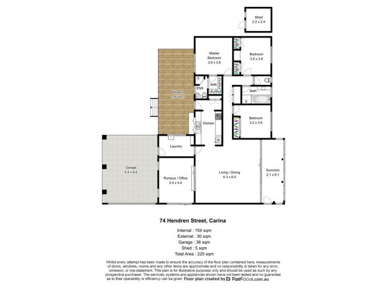 74 Hendren Street, Carina QLD 4152 Floorplan