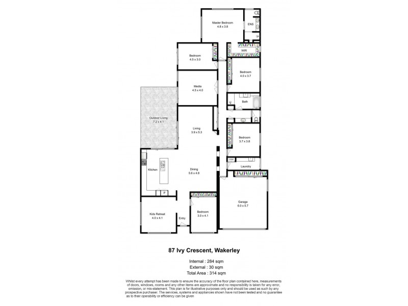 87 Ivy Crescent, Wakerley QLD 4154 Floorplan
