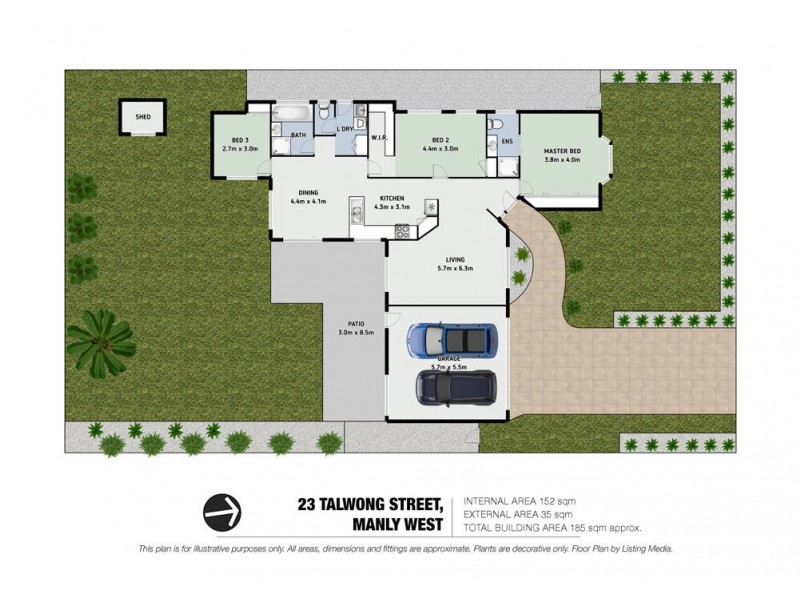 23 Talwong Street, Manly West QLD 4179 Floorplan