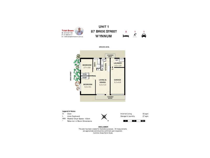 1/87 Bride Street, Wynnum QLD 4178 Floorplan