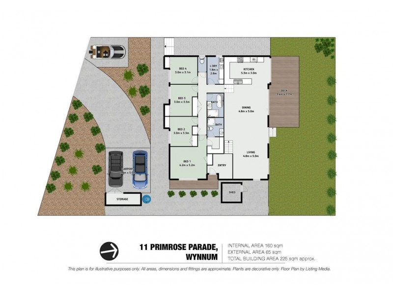 11 Primrose Parade, Wynnum QLD 4178 Floorplan