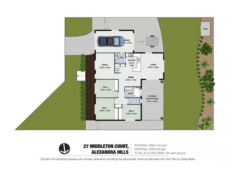 27 Middleton Court, Alexandra Hills QLD 4161 Floorplan